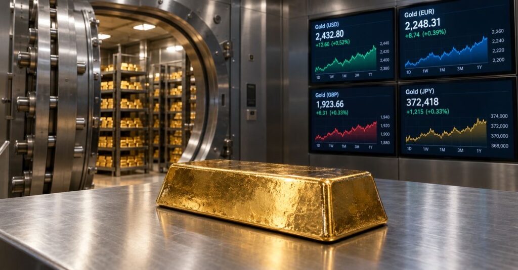 Who sets the gold price